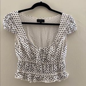 Polka dot top